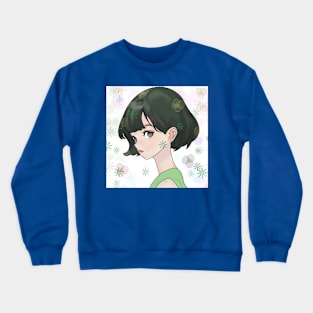 Cute girl Crewneck Sweatshirt